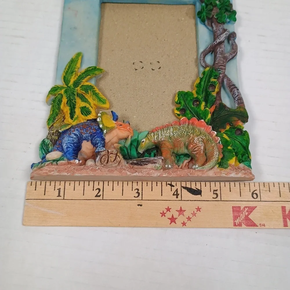 Resin 3d Dinosaur Prehistoric Picture Frame 3 X 5 Photo